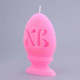 Свеча декоративная «Яйцо ХВ», МИКС