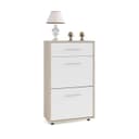 Обувница закрытая «СОКОЛ. ТП-2», 600×287×1043 мм, цвет дуб сонома/белый