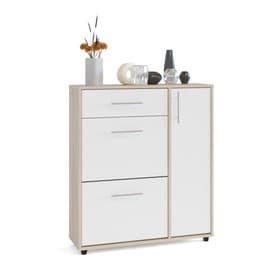 Обувница закрытая «СОКОЛ. ТП-4», 900×287×1043 мм, цвет дуб сонома/белый