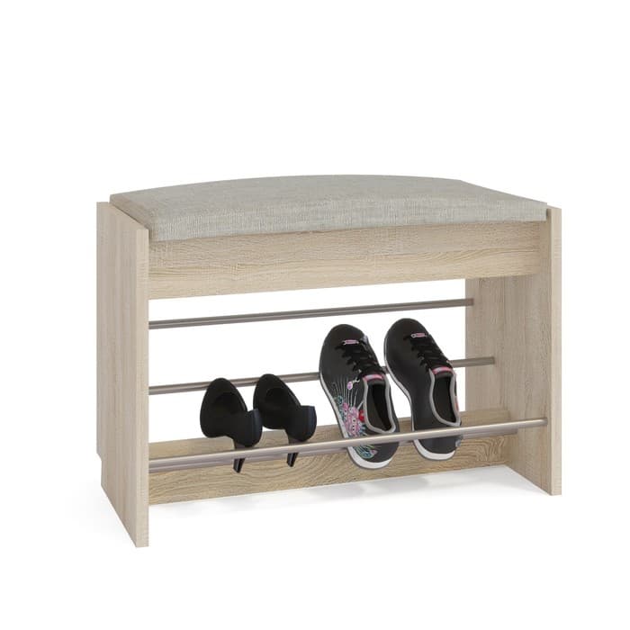 Обувница открытая «СОКОЛ. ТП-5», 600×281×438 мм, цвет дуб сонома