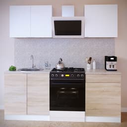 Стол с ящиками «СОКОЛ. ТК-06.1», 600×600×850 мм, цвет белый/дуб сонома