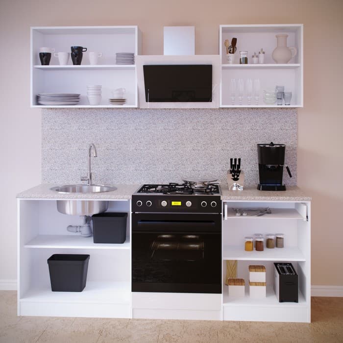 Стол с ящиками «СОКОЛ. ТК-06.1», 600×600×850 мм, цвет белый/дуб сонома