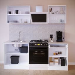 Стол с ящиками «СОКОЛ. ТК-06.1», 600×600×850 мм, цвет белый/дуб сонома