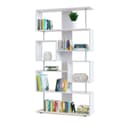 Стеллаж открытый напольный «СОКОЛ. СТ-2», 988×268×1810 мм, цвет белый