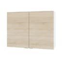 Шкаф с полками «СОКОЛ. ПН-08», 800×300×600 мм, цвет белый/дуб сонома