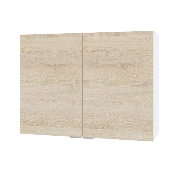 Шкаф с полками «СОКОЛ. ПН-08», 800×300×600 мм, цвет белый/дуб сонома