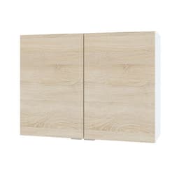 Шкаф с полками «СОКОЛ. ПН-08», 800×300×600 мм, цвет белый/дуб сонома