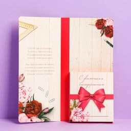 Открытка с местом под шоколад «Лучшему учителю»