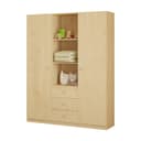 Шкаф прямой трёхстворчатый Polini kids Simple, 1350×520×1900 мм, цвет натуральный