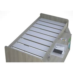 Кровать–чердак детская Polini kids Simple 4000, 1407×800×1952 мм, цвет вяз/белый