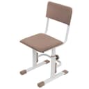 Стул для школьника регулируемый Polini kids City/Polini kids Smart S, цвет белый – макиато