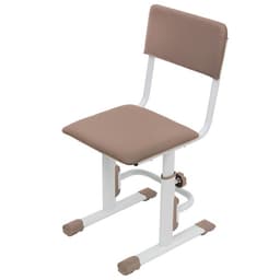 Стул для школьника регулируемый Polini kids City/Polini kids Smart S, цвет белый – макиато