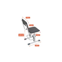 Стул для школьника регулируемый Polini kids City/Polini kids Smart S, цвет белый – макиато