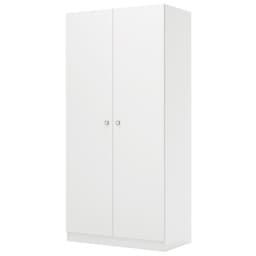 Шкаф прямой двухстворчатый Polini kids Simple, 898×500×1900 мм, цвет белый