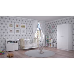 Шкаф прямой двухстворчатый Polini kids Simple, 898×500×1900 мм, цвет белый