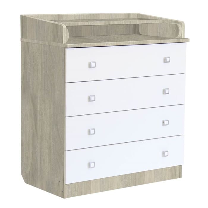 Комод пеленальный Фея 1580, вяз-белый