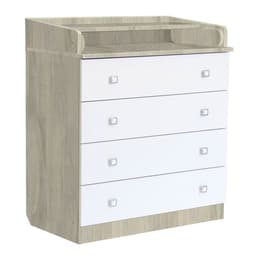 Комод пеленальный Фея 1580, вяз-белый