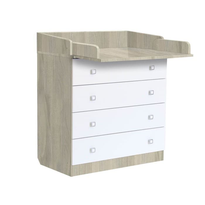 Комод пеленальный Фея 1580, вяз-белый
