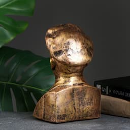 Бюст «Ленина», фигурка полистоун, под бронзу, 14×21 см