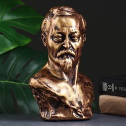 Бюст «Дзержинского Ф.Э.», фигурка полистоун, под бронзу, 17×24 см