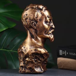 Бюст «Дзержинского Ф.Э.», фигурка полистоун, под бронзу, 17×24 см