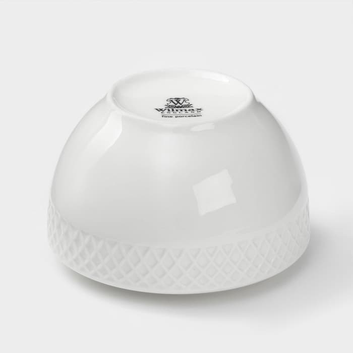 Сахарница с крышкой Wilmax «Юлия Высоцкая», 340 мл, фарфор, белая