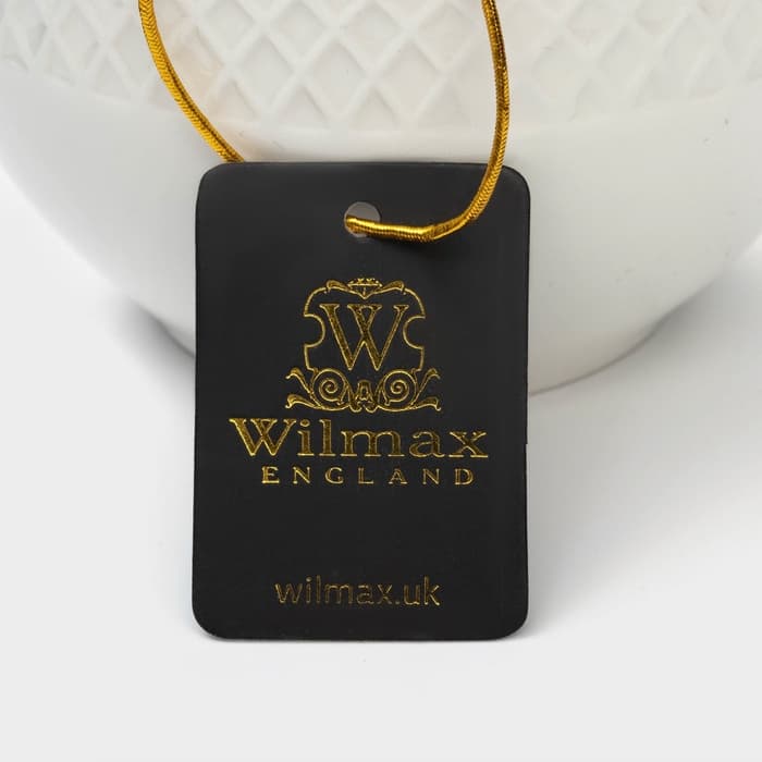 Сахарница с крышкой Wilmax «Юлия Высоцкая», 340 мл, фарфор, белая