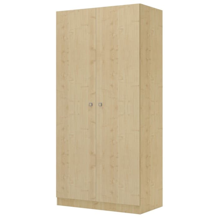 Шкаф прямой двухстворчатый Polini kids Simple, 898×500×1900 мм, цвет натуральный