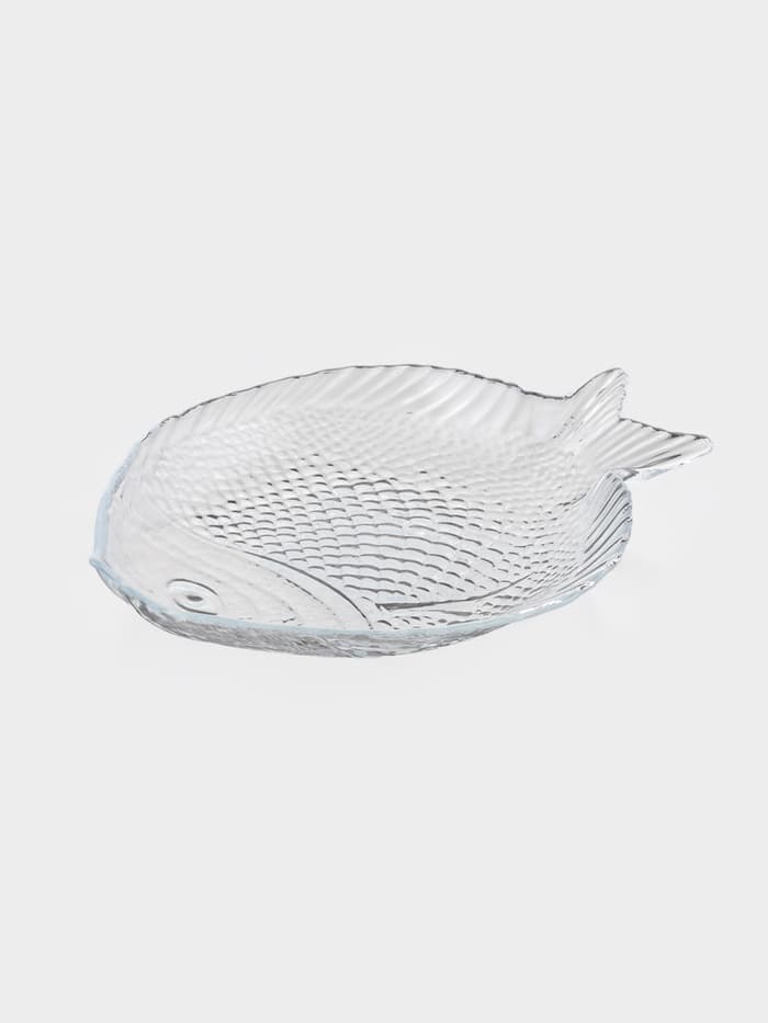 Блюдо Paşabahçe Marine, 19.6×16 см, стекло, прозрачное