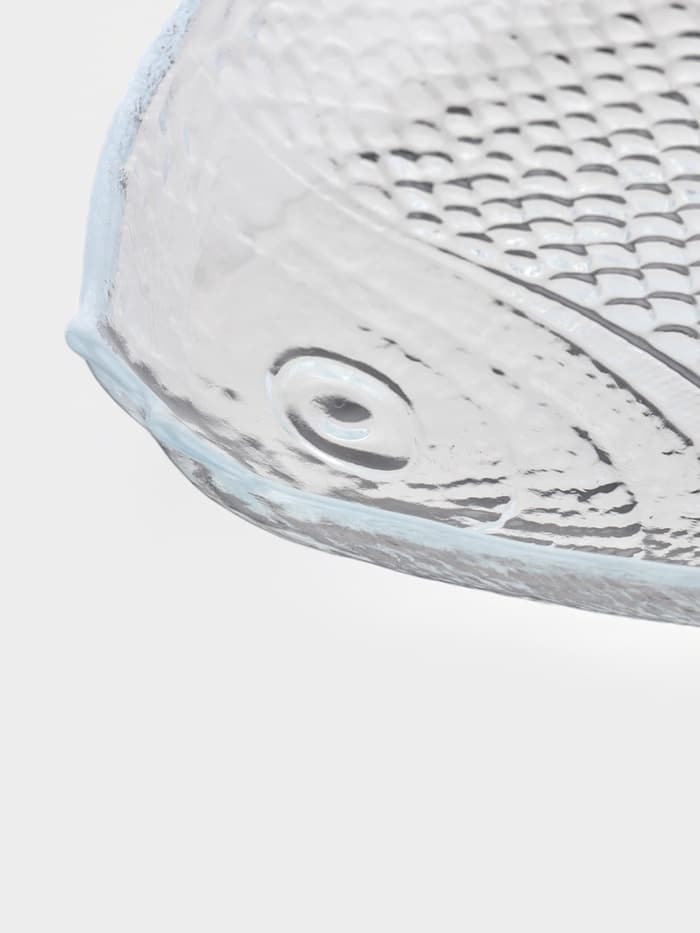 Блюдо Paşabahçe Marine, 19.6×16 см, стекло, прозрачное