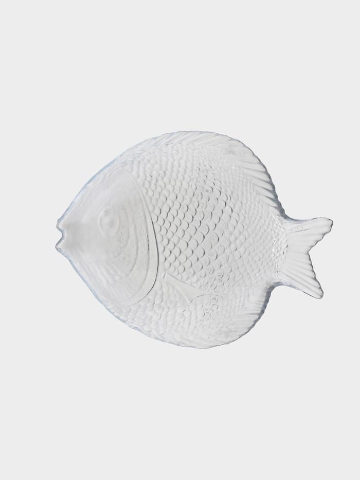 Блюдо Paşabahçe Marine, 19.6×16 см, стекло, прозрачное