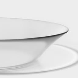 Тарелка глубокая Paşabahçe Invitation, d=22 см, стекло, прозрачная