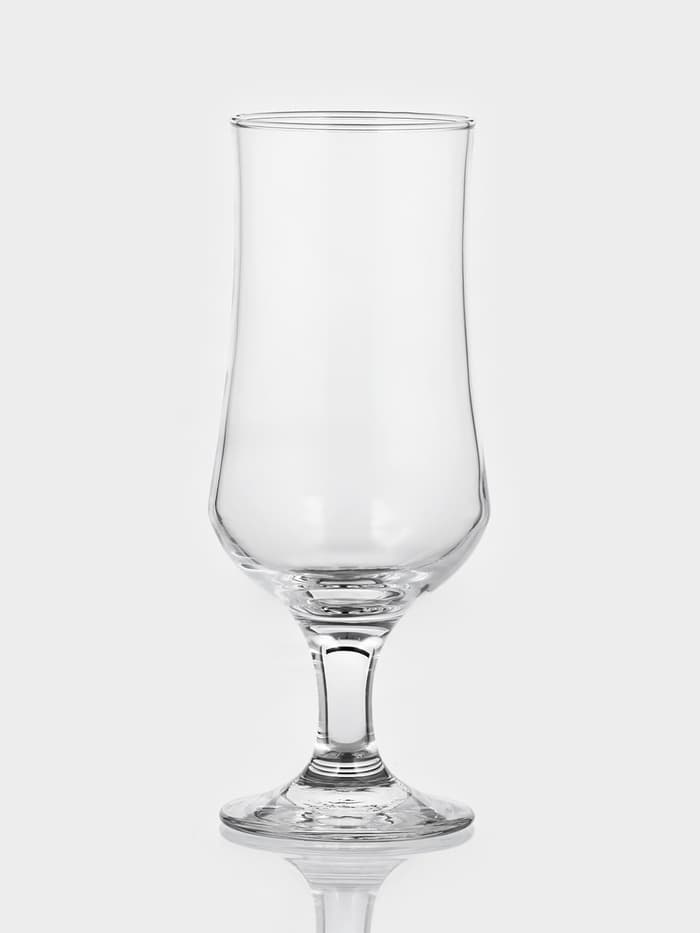 Пивные бокалы Paşabahçe Tulipe, 370 мл, набор 6 шт., стекло, прозрачные