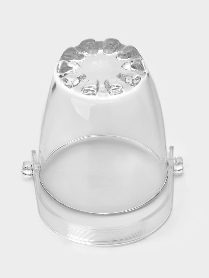 Ведро для льда с ручкой и щипцами Sylvana, 650 мл, h=13 см, стекло, прозрачное