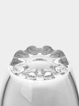 Ведро для льда с ручкой и щипцами Sylvana, 650 мл, h=13 см, стекло, прозрачное