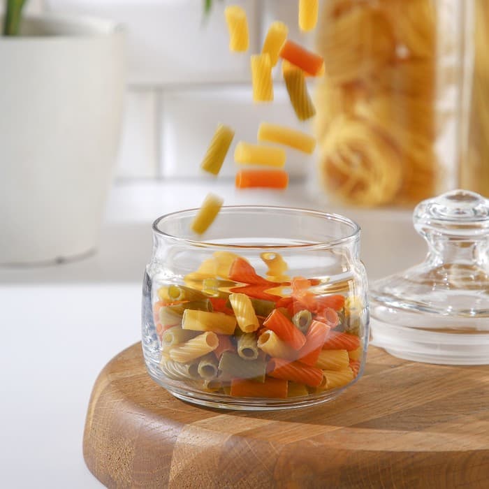 Банка для сыпучих продуктов Paşabahçe Cesni, 420 мл, стекло, прозрачная