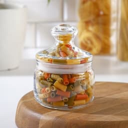 Банка для сыпучих продуктов Paşabahçe Cesni, 420 мл, стекло, прозрачная