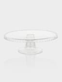 Подставка для торта Paşabahçe Patisserie, d=28 см, на ножке, стекло, прозрачная
