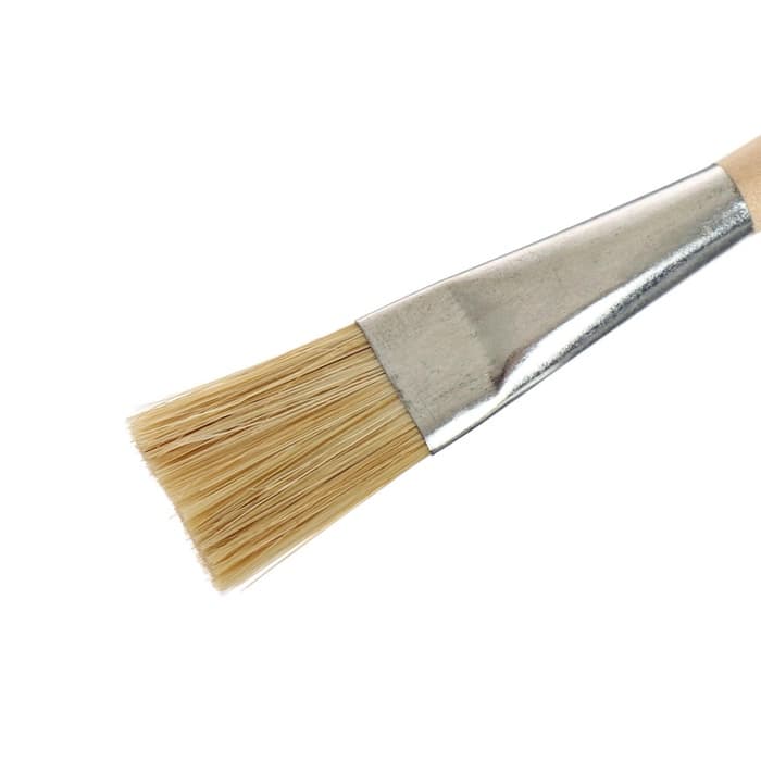 Кисть для рисования, щетина, № 20, Calligrata, плоская, деревянная ручка