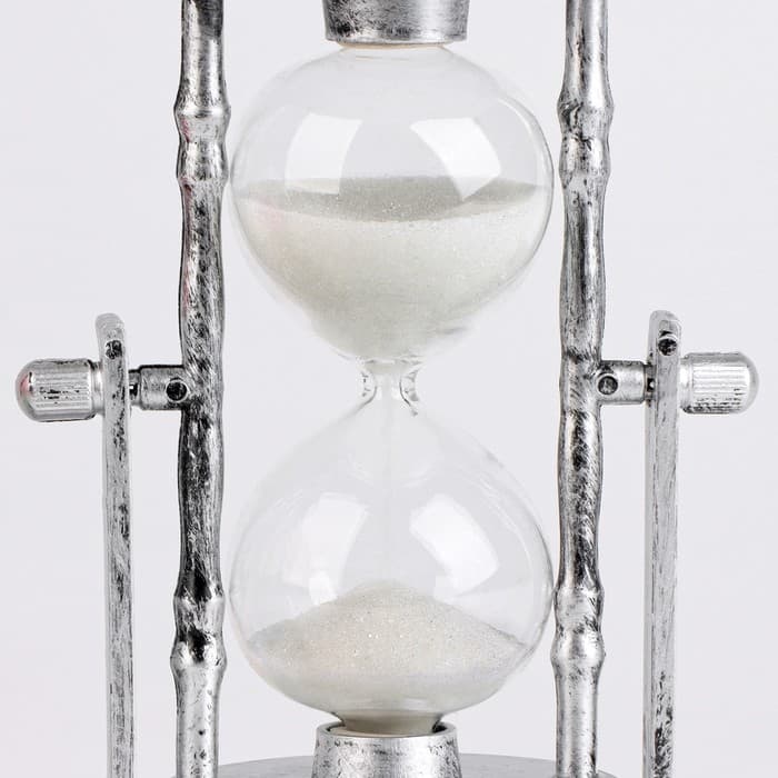 Часы песочные «Роза», сувенирные, с подсветкой, 15×9×14 см