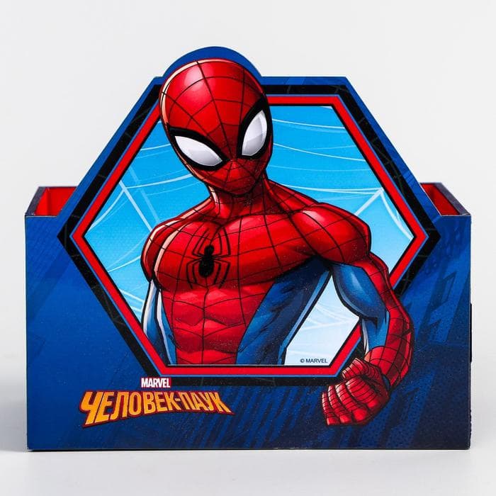 Органайзер для канцелярии, 15×10×8 см, «Человек-паук»
