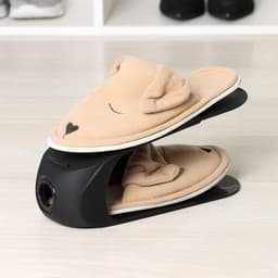 Подставка для хранения обуви IDEA, пластик, 28×10×14 см, чёрный