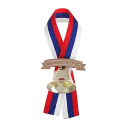 Значок с колокольчиком «Выпускник», d=2.6 см