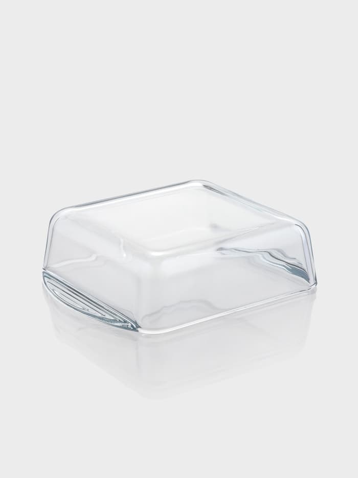 Форма для запекания Paşabahçe Borcam, 1.04 л, 20.9×16.5 см, прямоугольная, жаропрочное стекло, прозрачная