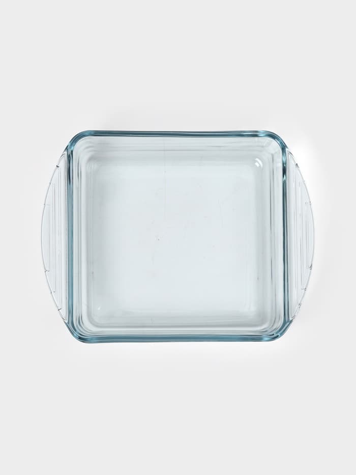 Форма для запекания Paşabahçe Borcam, 1.04 л, 20.9×16.5 см, прямоугольная, жаропрочное стекло, прозрачная