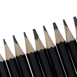 Набор карандашей чернографитных Calligrata, 12 штук, разная твёрдость, шестигранные, деревянные