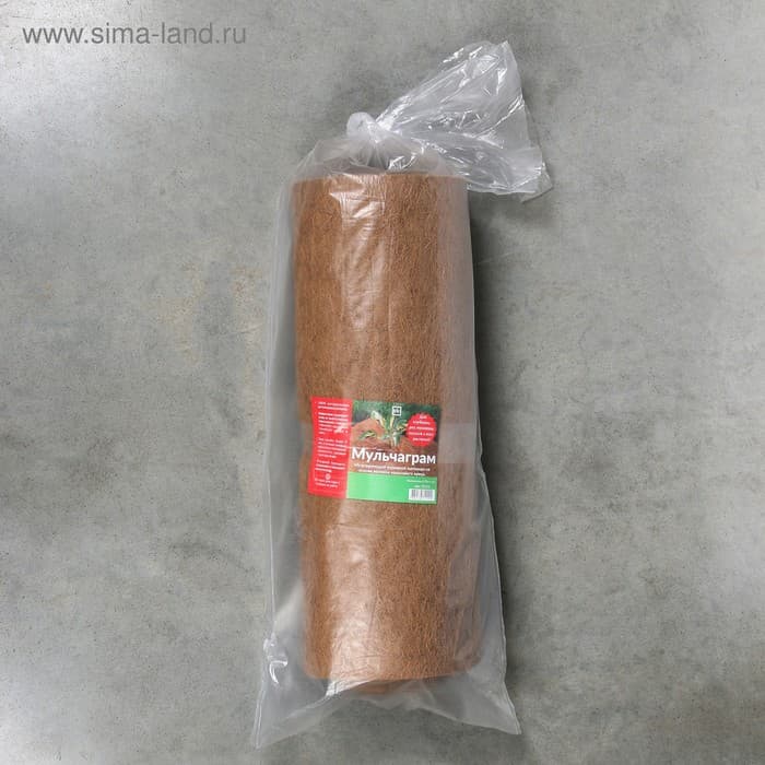 Мульча кокосовая в рулоне, 6×0.75 м, Greengo