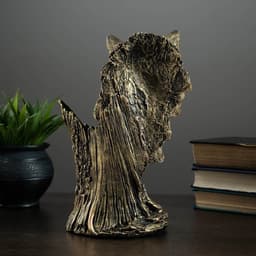 Подставка для бутылки «Волк», под бронзу 14×16×25 см