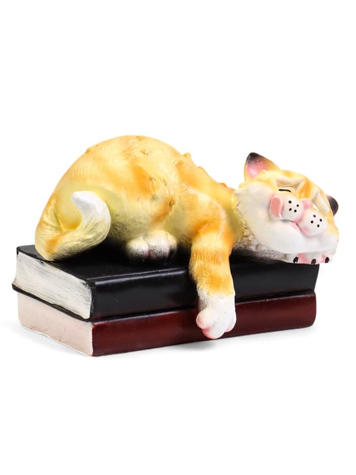 Садовая фигура из гипса «Спящий Кот», 22×14×11 см