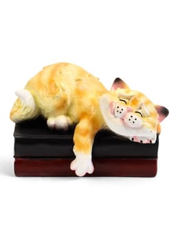 Садовая фигура из гипса «Спящий Кот», 22×14×11 см